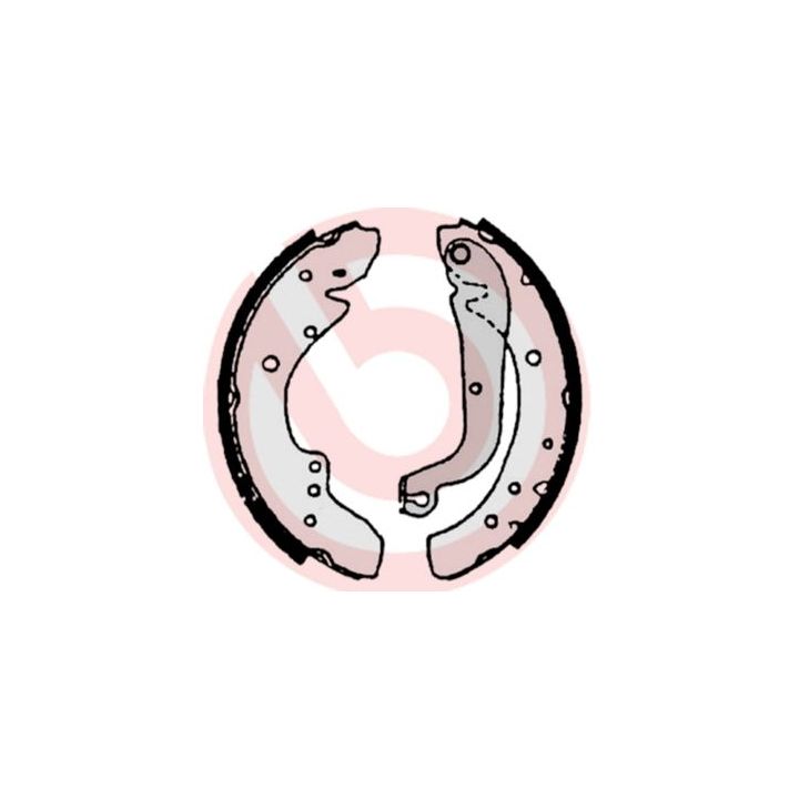 Stabdžių trinkelių komplektas BREMBO S 23 505