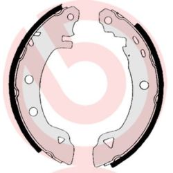 Stabdžių trinkelių komplektas BREMBO S 23 507