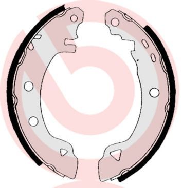 Stabdžių trinkelių komplektas BREMBO S 23 507