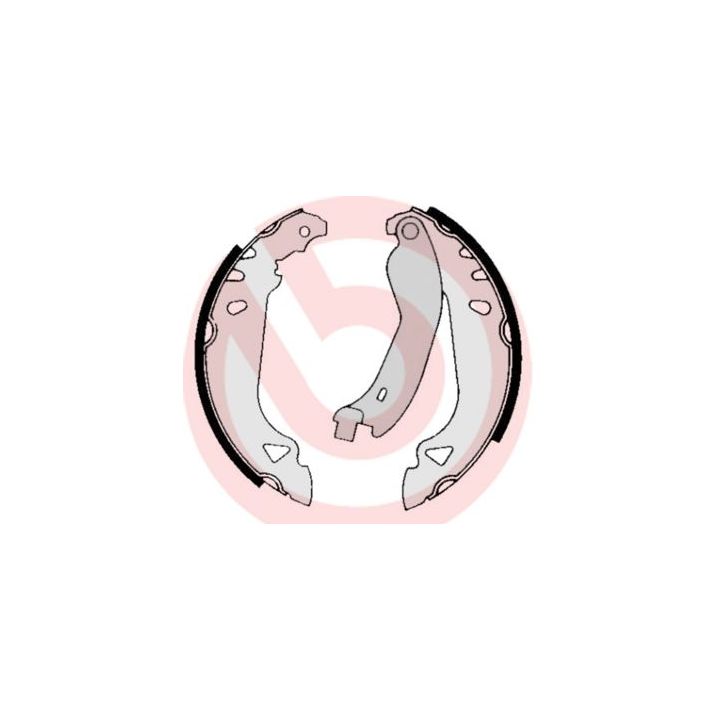 Stabdžių trinkelių komplektas BREMBO S 23 510