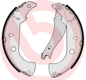 Stabdžių trinkelių komplektas BREMBO S 23 511