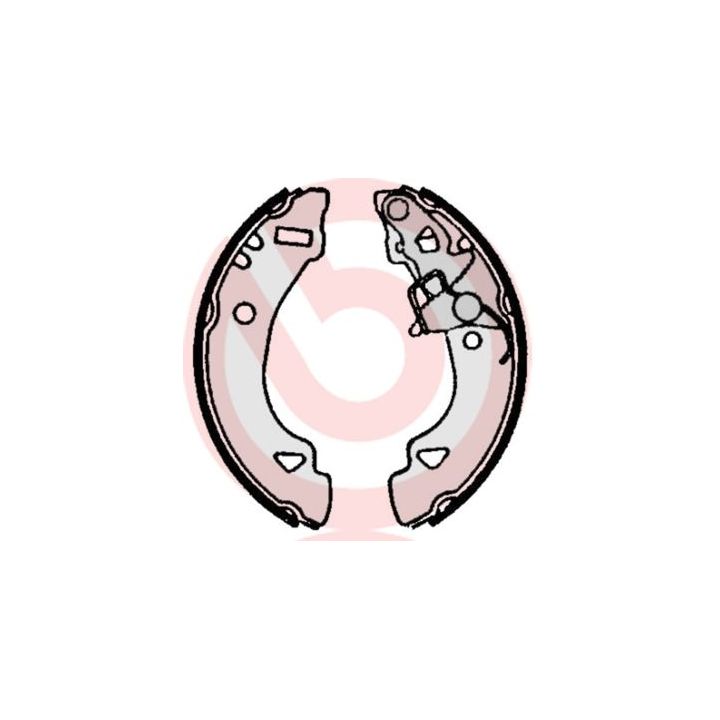 Stabdžių trinkelių komplektas BREMBO S 23 512