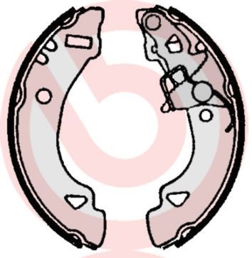 Stabdžių trinkelių komplektas BREMBO S 23 512