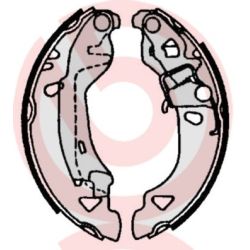 Stabdžių trinkelių komplektas BREMBO S 23 513