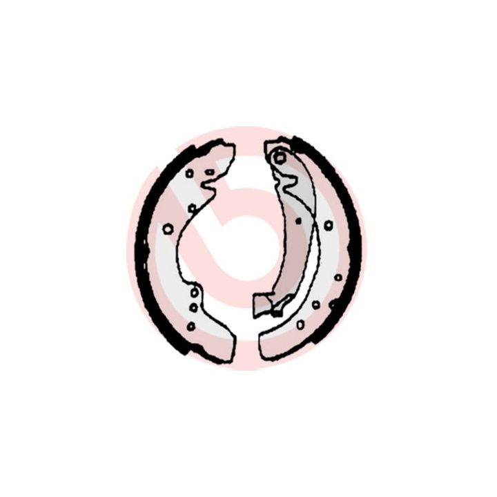 Stabdžių trinkelių komplektas BREMBO S 23 515