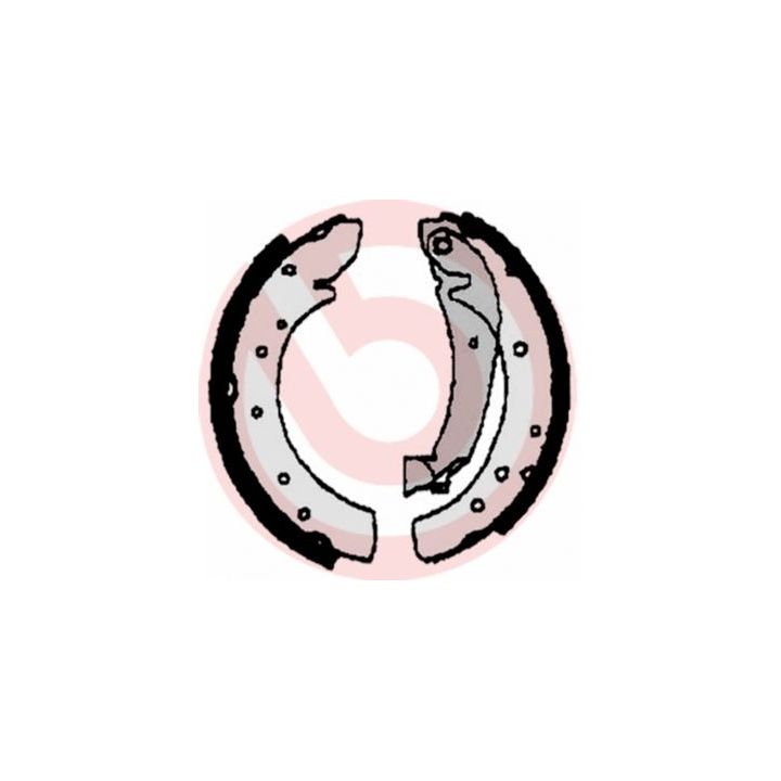 Stabdžių trinkelių komplektas BREMBO S 23 516