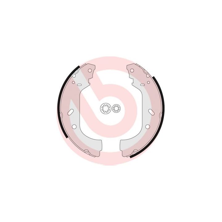 Stabdžių trinkelių komplektas BREMBO S 23 517