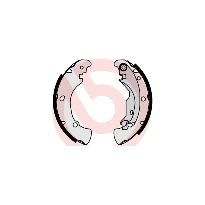 Stabdžių trinkelių komplektas BREMBO S 23 519