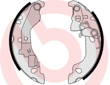 Stabdžių trinkelių komplektas BREMBO S 23 520