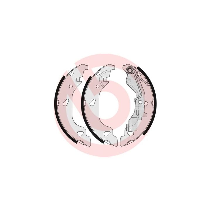 Stabdžių trinkelių komplektas BREMBO S 23 521