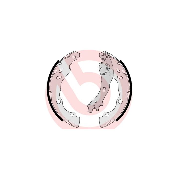 Stabdžių trinkelių komplektas BREMBO S 23 523