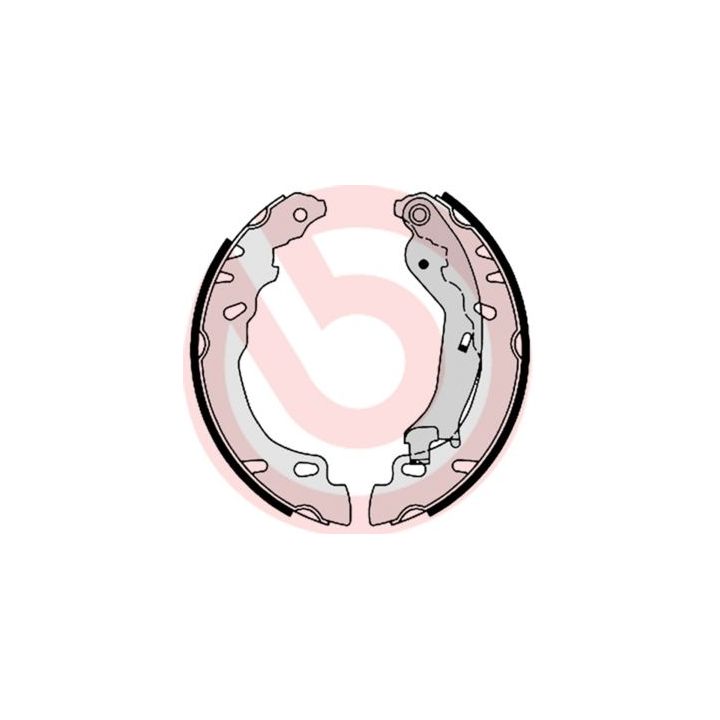 Stabdžių trinkelių komplektas BREMBO S 23 529