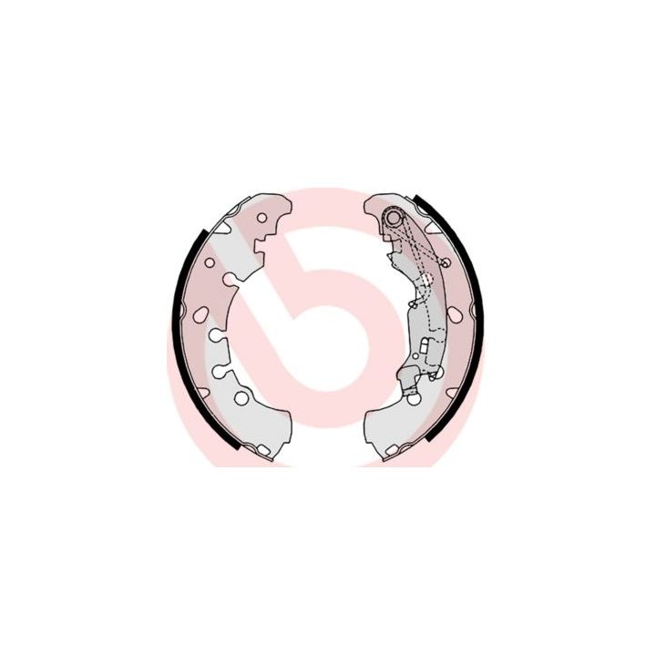 Stabdžių trinkelių komplektas BREMBO S 23 530