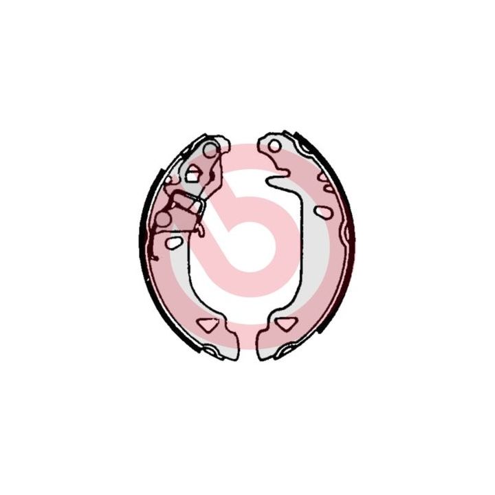 Stabdžių trinkelių komplektas BREMBO S 23 547