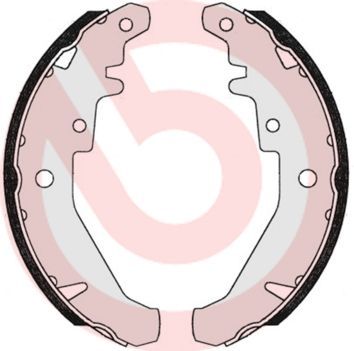 Stabdžių trinkelių komplektas BREMBO S 23 548