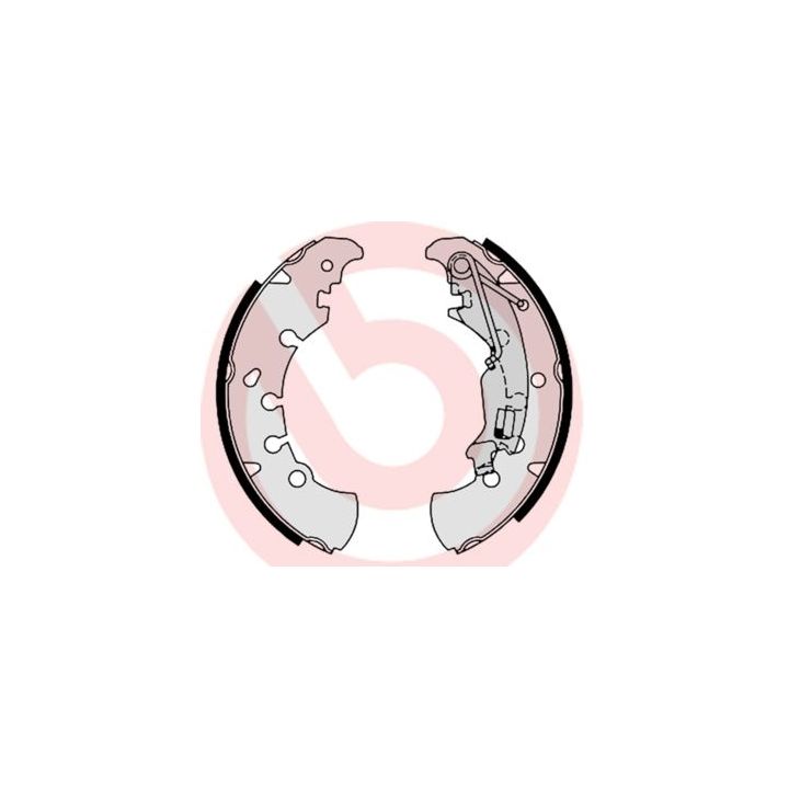 Stabdžių trinkelių komplektas BREMBO S 23 555