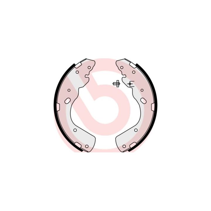 Stabdžių trinkelių komplektas BREMBO S 23 576