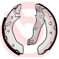 Stabdžių trinkelių komplektas BREMBO S 24 529