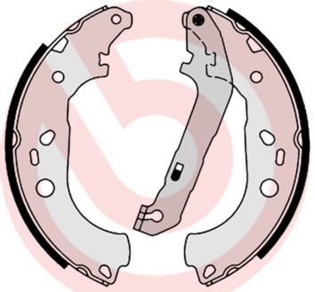 Stabdžių trinkelių komplektas BREMBO S 24 534