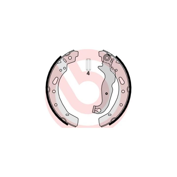 Stabdžių trinkelių komplektas BREMBO S 24 540