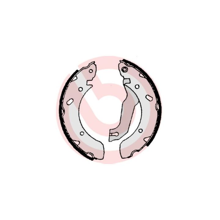 Stabdžių trinkelių komplektas BREMBO S 30 504