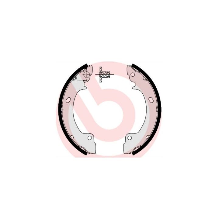 Stabdžių trinkelių komplektas BREMBO S 30 506