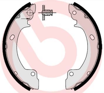 Stabdžių trinkelių komplektas BREMBO S 30 506