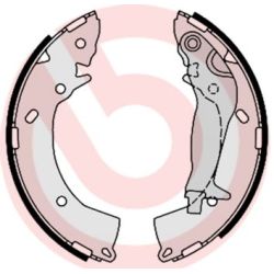 Stabdžių trinkelių komplektas BREMBO S 30 519