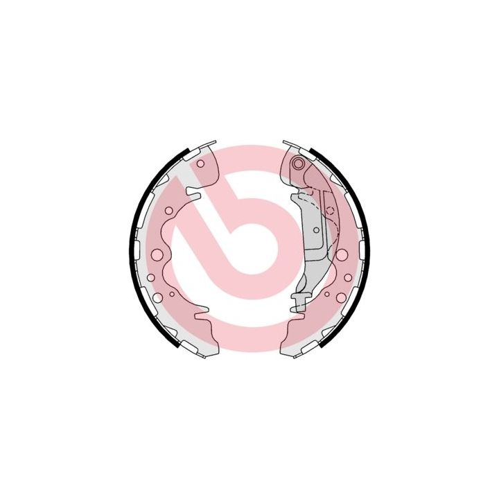 Stabdžių trinkelių komplektas BREMBO S 30 535