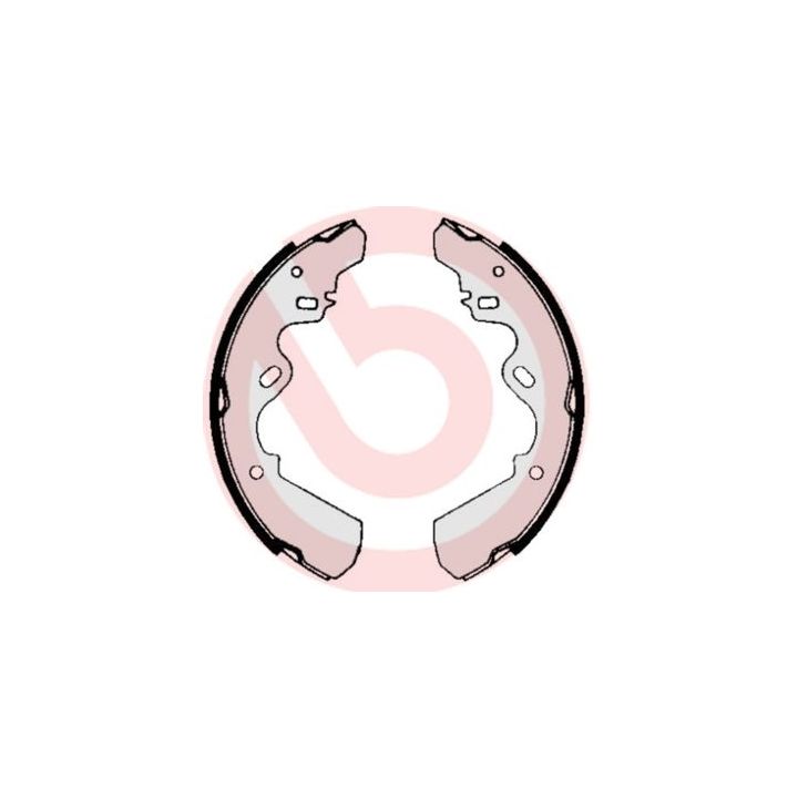 Stabdžių trinkelių komplektas BREMBO S 34 504