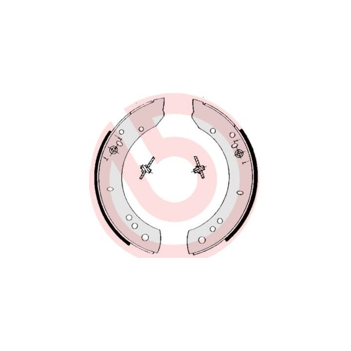 Stabdžių trinkelių komplektas BREMBO S 44 502