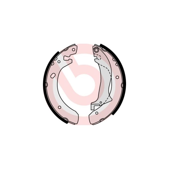 Stabdžių trinkelių komplektas BREMBO S 44 504