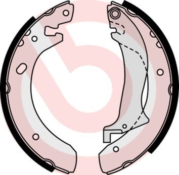 Stabdžių trinkelių komplektas BREMBO S 44 504