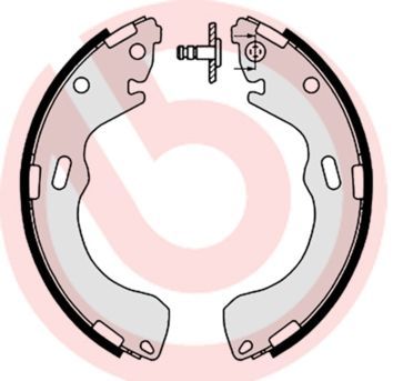 Stabdžių trinkelių komplektas BREMBO S 49 521