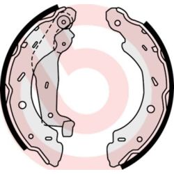 Stabdžių trinkelių komplektas BREMBO S 50 504