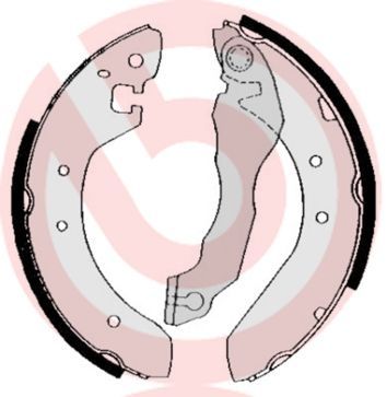 Stabdžių trinkelių komplektas BREMBO S 52 502