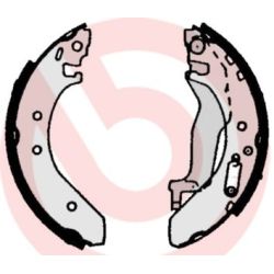 Stabdžių trinkelių komplektas BREMBO S 52 503