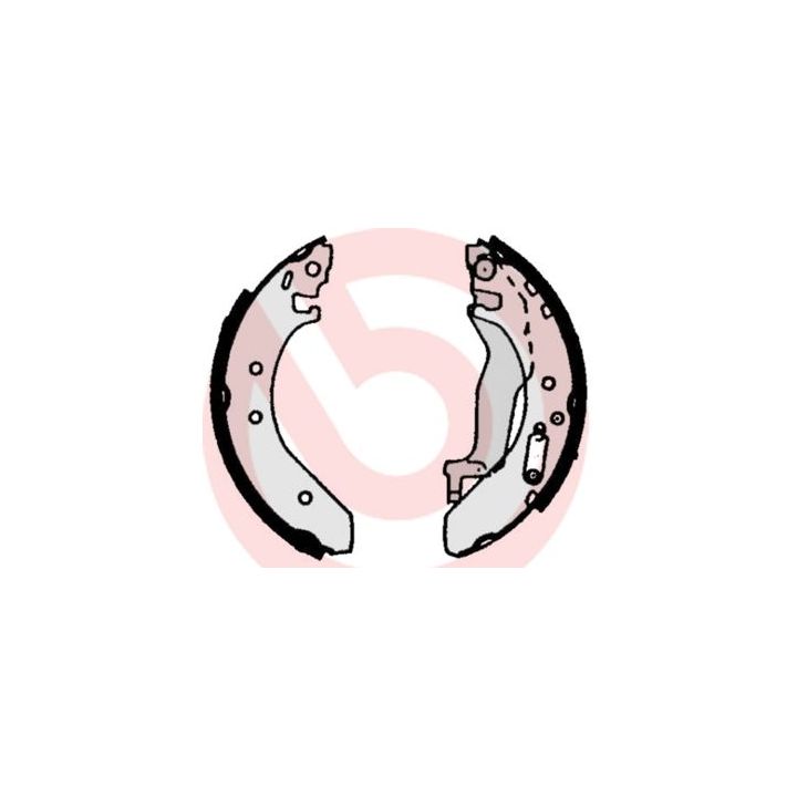 Stabdžių trinkelių komplektas BREMBO S 52 503