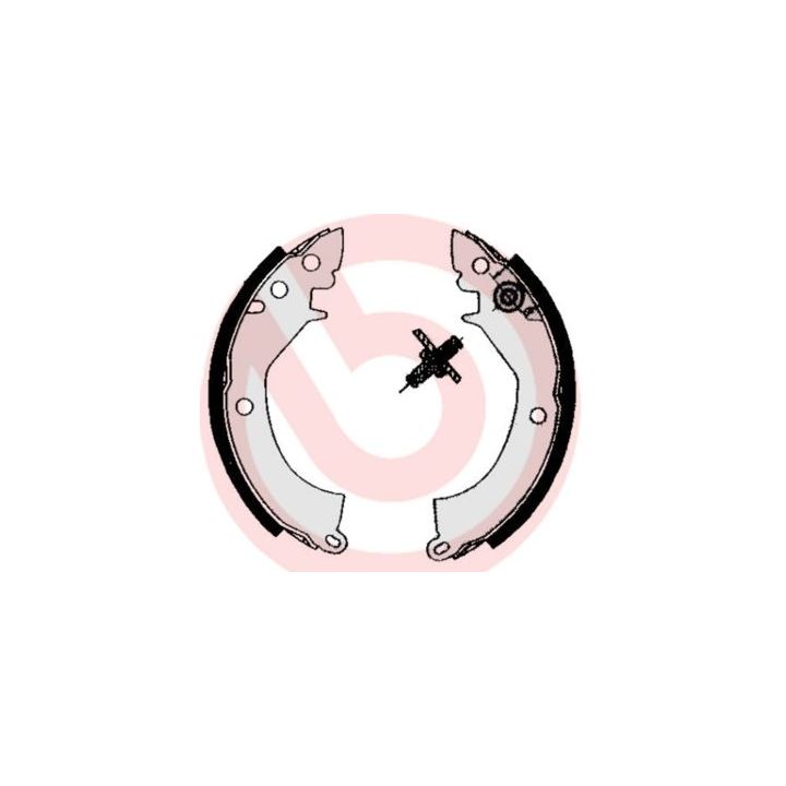 Stabdžių trinkelių komplektas BREMBO S 54 501