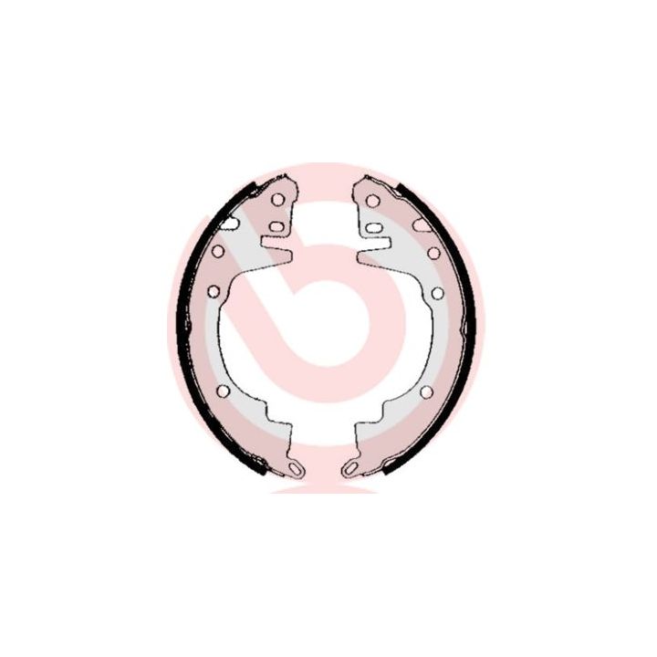 Stabdžių trinkelių komplektas BREMBO S 54 504