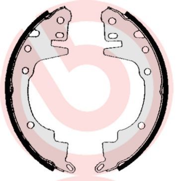 Stabdžių trinkelių komplektas BREMBO S 54 504