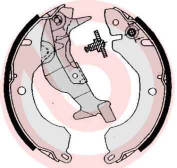 Stabdžių trinkelių komplektas BREMBO S 54 508