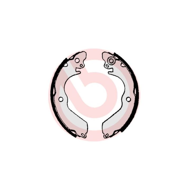 Stabdžių trinkelių komplektas BREMBO S 54 513