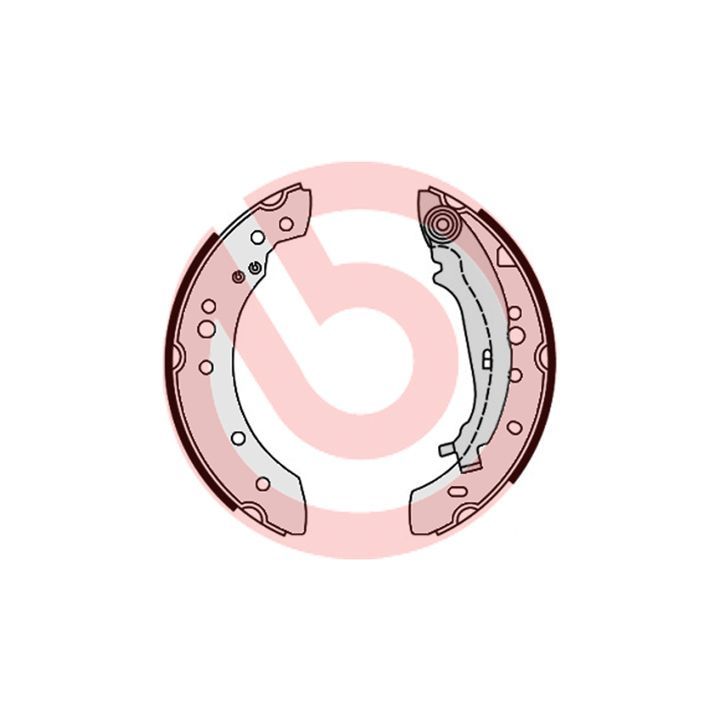 Stabdžių trinkelių komplektas BREMBO S 54 521