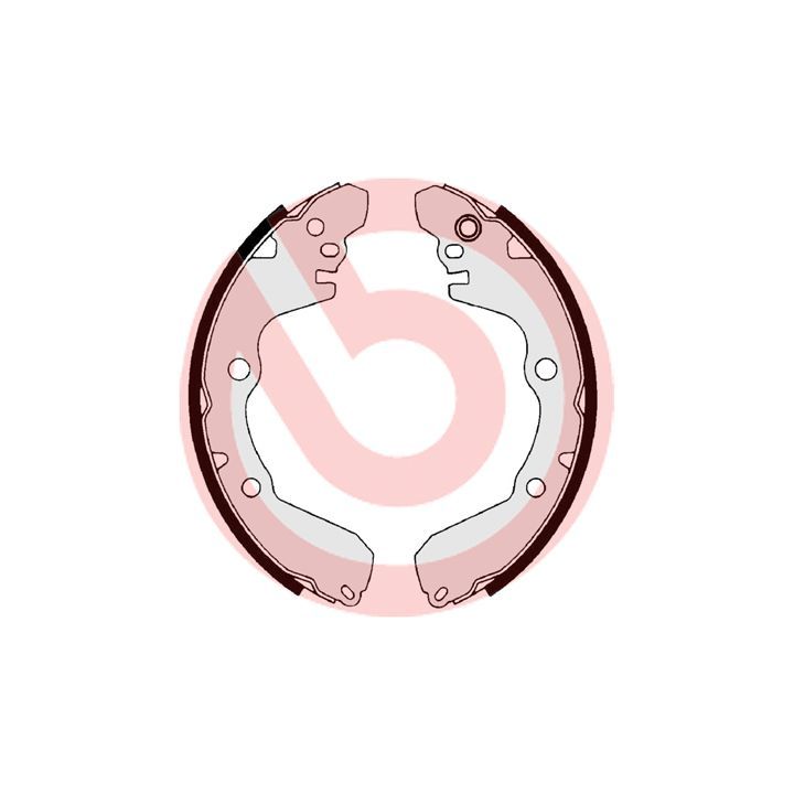 Stabdžių trinkelių komplektas BREMBO S 54 522