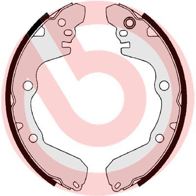 Stabdžių trinkelių komplektas BREMBO S 54 522