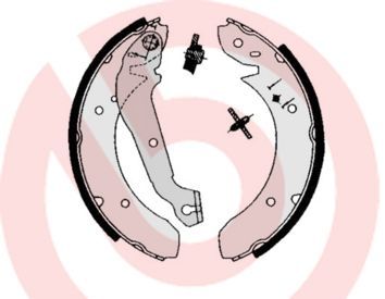 Stabdžių trinkelių komplektas BREMBO S 59 505