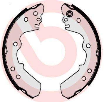 Stabdžių trinkelių komplektas BREMBO S 59 512