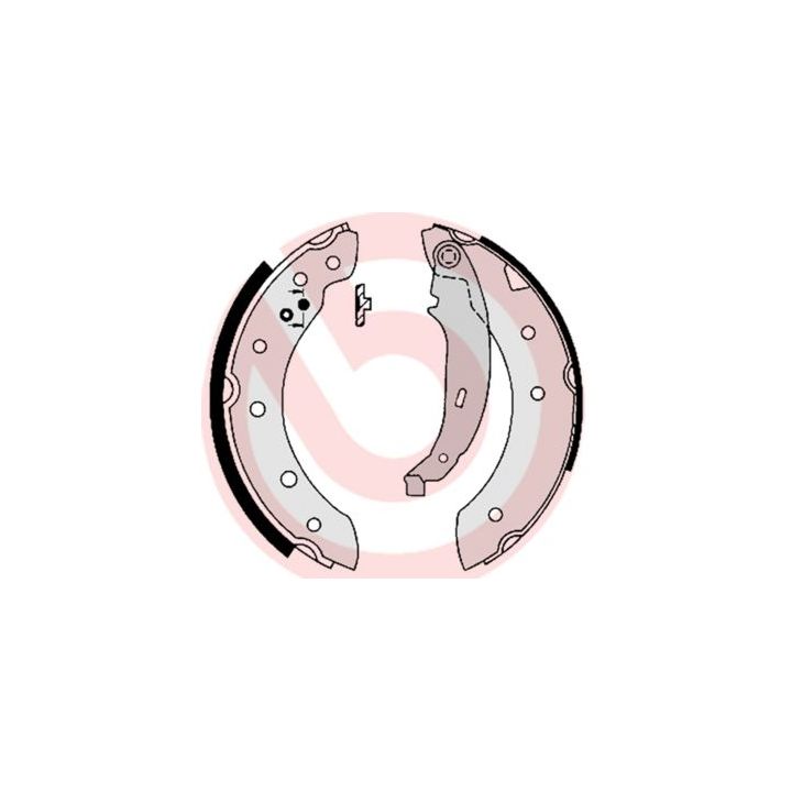 Stabdžių trinkelių komplektas BREMBO S 61 520