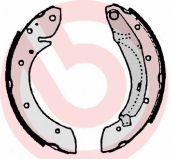 Stabdžių trinkelių komplektas BREMBO S 61 522